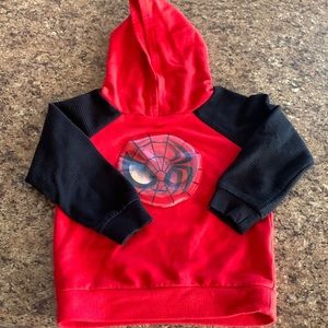 Little boys 3T Spider-Man hoodie